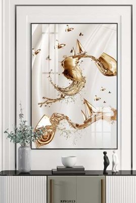 File gốc File tranh hiện đại pha lê gương KF81013 (in 3D) nghệ thuật