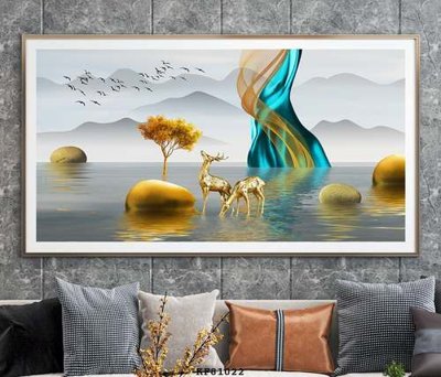 File tranh File tranh hiện đại pha lê gương KF81022 (gốc) in backlit film