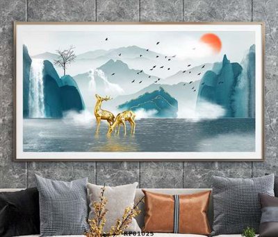 Download file gốc File tranh hiện đại pha lê gương KF81025 (in mica) logo