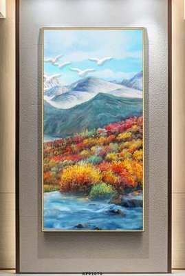 File in mica File tranh hiện đại pha lê gương KF81070 (ảnh gốc) đẹp