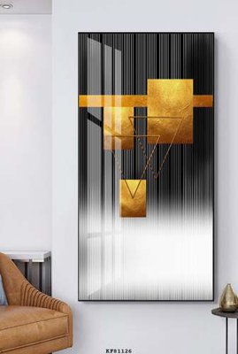 File gốc in ấn File tranh hiện đại pha lê gương KF81126 chất lượng vượt trội