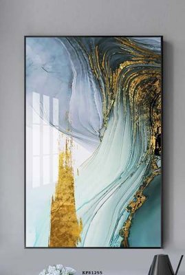 File tranh gốc File tranh hiện đại pha lê gương KF81255 chủ đề hiện đại