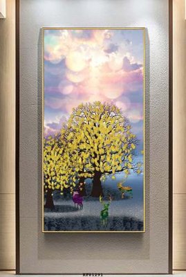 Tải về file gốc File tranh hiện đại pha lê gương KF81291 (dùng cho in quảng cáo)