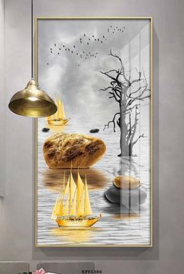 File PSD File tranh hiện đại pha lê gương KF81386 (bản gốc) chất lượng nhất