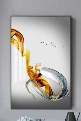 File in trần File tranh hiện đại pha lê gương KF81417 (file gốc) chủ đề vũ trụ