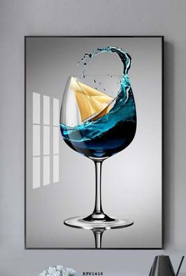 Tải file gốc File tranh hiện đại pha lê gương KF81418 (in bạt) quảng cáo