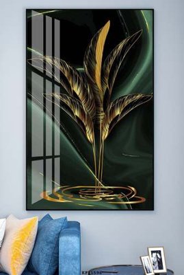 Download file File tranh hiện đại pha lê gương KF81596 (gốc) in mica đèn LED