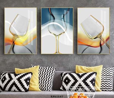 File gốc File tranh hiện đại pha lê gương KF81597 (in lụa) cao cấp