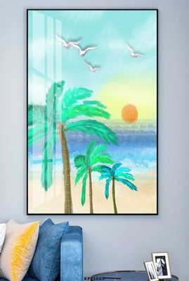 File gốc in mica File tranh hiện đại pha lê gương KF81600 chất lượng