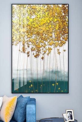 File tranh File tranh hiện đại pha lê gương KF81636 (bản gốc) in lụa 5D