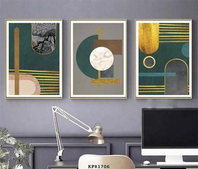 Download file gốc File tranh hiện đại pha lê gương KF81706 (in lụa) hoa lá