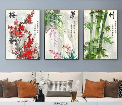 File PSD File tranh hiện đại pha lê gương KF81719 (gốc) cho in quảng cáo