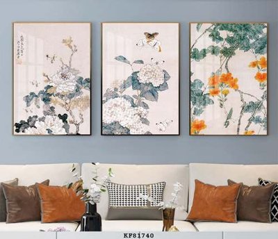 File gốc File tranh hiện đại pha lê gương KF81740 (phong cách) cổ điển