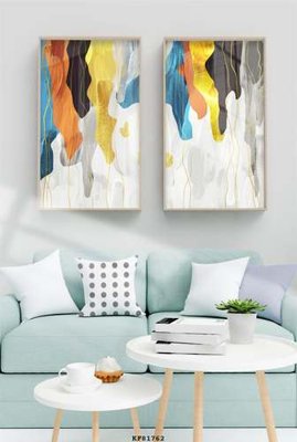 File tranh File tranh hiện đại pha lê gương KF81762 (gốc) in vải canvas