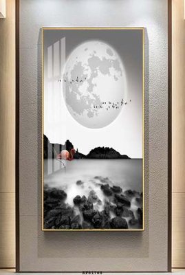 File in ấn File tranh hiện đại pha lê gương KF81768 (bản gốc) chất lượng cao