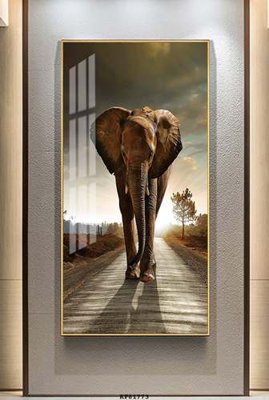 File gốc File tranh hiện đại pha lê gương KF81773 (in mica) làm bảng hiệu