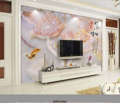 File in trần File tranh hiện đại pha lê gương KF81846 (bản gốc) phong cảnh