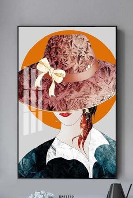 File tranh File tranh hiện đại pha lê gương KF81850 (bản gốc) in canvas