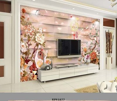 File gốc File tranh hiện đại pha lê gương KF81877 (chuẩn màu) cho in offset