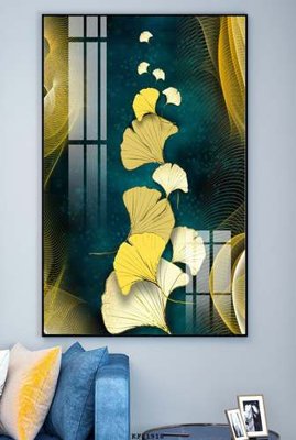 File gốc File tranh hiện đại pha lê gương KF81918 cho in ấn và thiết kế