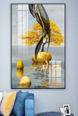 Download file File tranh hiện đại pha lê gương KF81977 (gốc) cho xưởng in