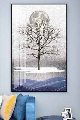 File tranh gốc File tranh hiện đại pha lê gương KF82011 (bản quyền) độc đáo