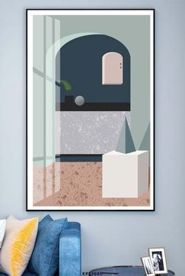 Tải file File tranh hiện đại pha lê gương KF82085 (PSD) cho in ấn quảng cáo