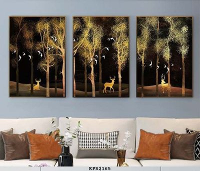 File tranh trang trí File tranh hiện đại pha lê gương KF82165 (tải file gốc)