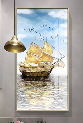 File tranh File tranh hiện đại pha lê gương KF82195 (ảnh gốc) chi tiết rõ ràng