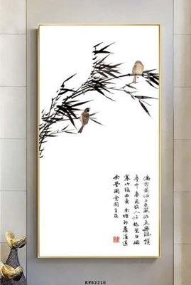 File tranh File tranh hiện đại pha lê gương KF82210 (file gốc) chủ đề phong thủy