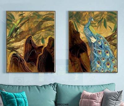 Mua file gốc File tranh hiện đại pha lê gương KF82246 (in ấn) tại Filetranh.com