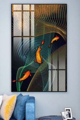 File ảnh File tranh hiện đại pha lê gương KF82247 (gốc) in Hiflex