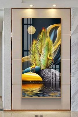 Tải file File tranh hiện đại pha lê gương KF82254 (PSD) cho in tranh kính