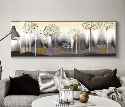 File tranh gốc File tranh hiện đại pha lê gương KF82305 (bản quyền) độc đáo