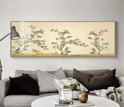 File gốc File tranh hiện đại pha lê gương KF82477 (ảnh chi tiết) để in trần