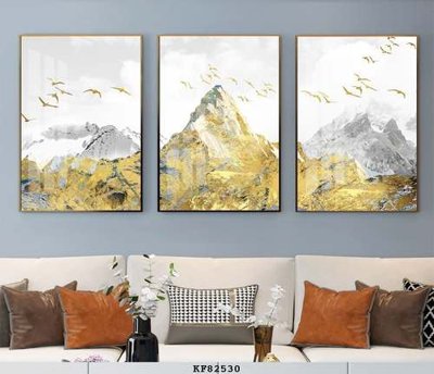 File gốc File tranh hiện đại pha lê gương KF82530 (in tráng gương) ốp tường