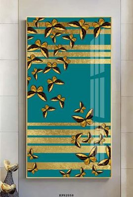 File gốc File tranh hiện đại pha lê gương KF82558 (trang trí) phòng làm việc