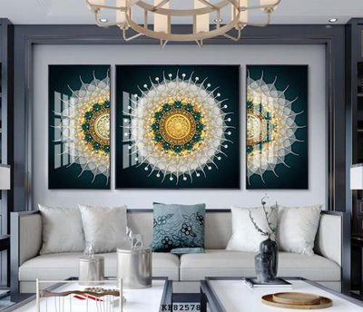 Tải file File tranh hiện đại pha lê gương KF82578 (gốc) in tranh tráng gương