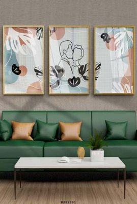 File gốc File tranh hiện đại pha lê gương KF82591 (ảnh chi tiết) để in ấn