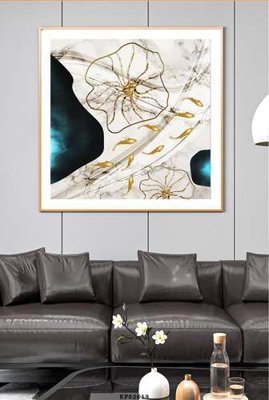 File tranh File tranh hiện đại pha lê gương KF82619 (gốc) phong cách tối giản