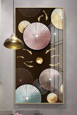 File gốc File tranh hiện đại pha lê gương KF82623 (in ấn) không giới hạn