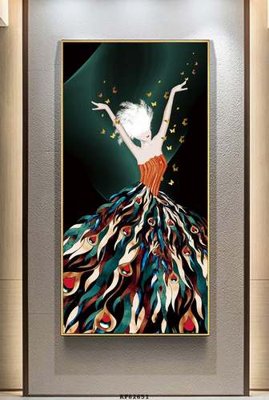 Tải file File tranh hiện đại pha lê gương KF82651 (ảnh gốc) in tranh kính