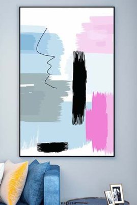 Tải file File tranh hiện đại pha lê gương KF82684 (gốc) làm file in ấn