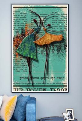 File gốc in tráng gương File tranh hiện đại pha lê gương KF82698 chi tiết