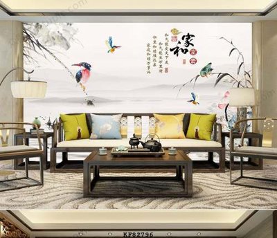 File tranh gốc in trần nhà File tranh hiện đại pha lê gương KF82796 3D