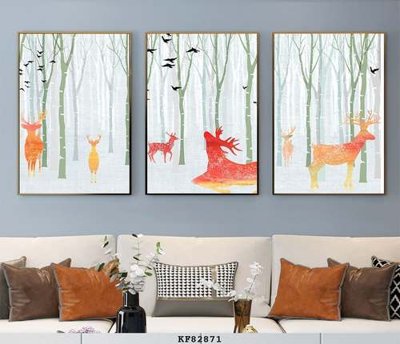 File tranh File tranh hiện đại pha lê gương KF82871 (gốc) in trên kính