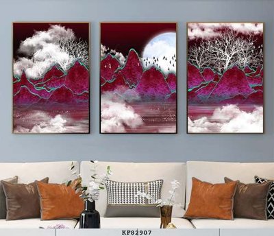 Tải file tranh File tranh hiện đại pha lê gương KF82907 (gốc) tại Filetranh.com