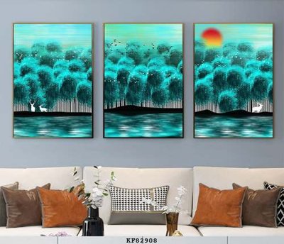 File ảnh File tranh hiện đại pha lê gương KF82908 (gốc) dùng in Pano