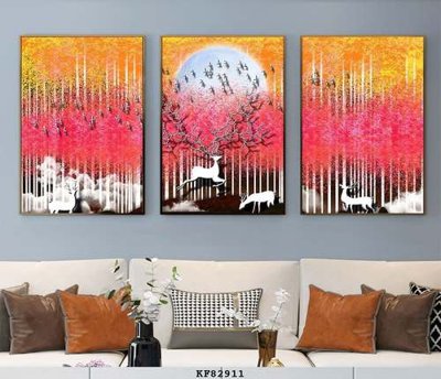 File gốc File tranh hiện đại pha lê gương KF82911 (AI/EPS) cho in ấn