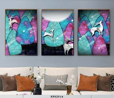 Mua file gốc File tranh hiện đại pha lê gương KF82914 (PSD) tại Filetranh.com